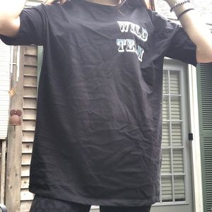 Wild team t-shirt in black